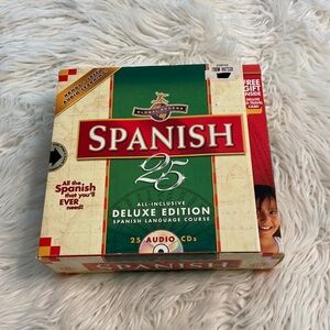 SPANISH HANDS FREE AUDIO LEARNING DELUXE EDITION 25 audio CD